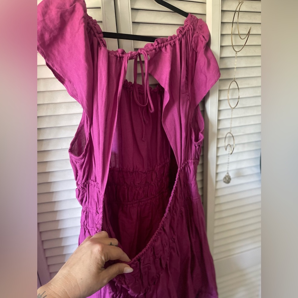 Anthropologie Smock Waist Mini Dress - Picture 10 of 10